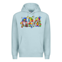Blue Mist autism gnomes Premium Hoodie - LillyAllenDesigns