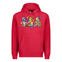 Cardinal autism gnomes Premium Hoodie - LillyAllenDesigns