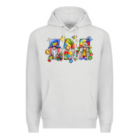 Dove Grey autism gnomes Premium Hoodie - LillyAllenDesigns