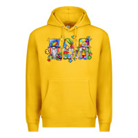 Lemon autism gnomes Premium Hoodie - LillyAllenDesigns