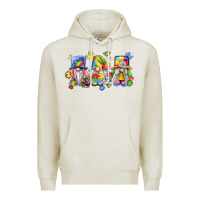 Oatmeal Heather autism gnomes Premium Hoodie - LillyAllenDesigns