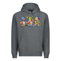 Rock autism gnomes Premium Hoodie - LillyAllenDesigns