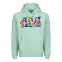 Seafoam autism gnomes Premium Hoodie - LillyAllenDesigns