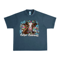 Midnight Navy autism awareness 2 Urban Heavy Tee - SublimationCraftShop