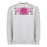 Heather Grey breast cancer mom Heavyweight Sweatshirt - RanaPortraitStore