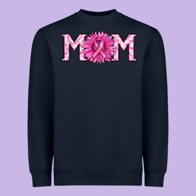 Breast Cancer Mom Heavyweight Sweatshirt Designed By Ranaportraitstore