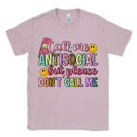 Lilac call me antisocial but please don't call me Classic Tee - Artiststas