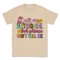Mushroom call me antisocial but please don't call me Classic Tee - Artiststas