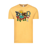 Vintage Mustard tanned and tipsy Vintage Tee - SublimationCraftShop
