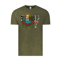Vintage Olive tanned and tipsy Vintage Tee - SublimationCraftShop