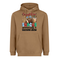 Toasted Coconut im just here for the snacks commercials and  halftime show Heavyweight Hoodie - MaliasSmallBusiness