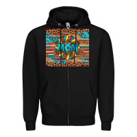 Black sunflower mom Zipper Hoodie - Artiststas