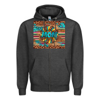 Charcoal Heather sunflower mom Zipper Hoodie - Artiststas