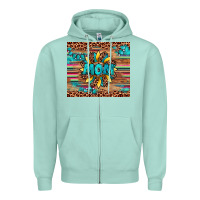 Seafoam sunflower mom Zipper Hoodie - Artiststas