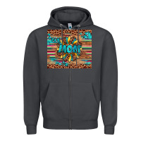 Smoke sunflower mom Zipper Hoodie - Artiststas
