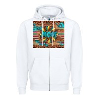 White sunflower mom Zipper Hoodie - Artiststas