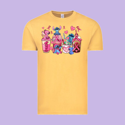 Breast Cancer Stitch Coffee Cups Vintage Tee Designed By Adodesignshop
