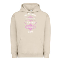 Pigment French Oak all women are created equal but only the smartest are born in july bla Urban Hoodie - Bettercallsaul