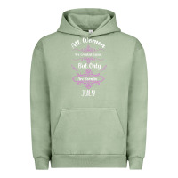Pigment Oil Green all women are created equal but only the smartest are born in july bla Urban Hoodie - Bettercallsaul