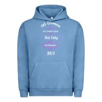 Pigment Pebble Blue all women are created equal but only the smartest are born in july bla Urban Hoodie - Bettercallsaul