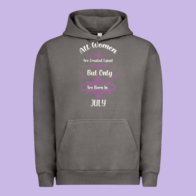 All Women Are Created Equal But Only The Smartest Are Born In July Bla Urban Hoodie Designed By Bettercallsaul