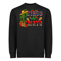 Black cinco de mayo cactus Heavyweight Sweatshirt - Zillion Design Studio