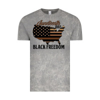Cloud Rock juneteenth 1865 black freedom Vintage Tee - HRA Design Shop