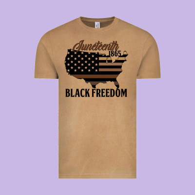 Juneteenth 1865 Black Freedom Vintage Tee Designed By Hra Design Shop