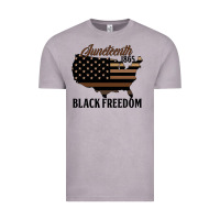 Vintage Zinc juneteenth 1865 black freedom Vintage Tee - HRA Design Shop
