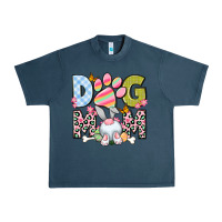 Midnight Navy Easter Dog Mom Easter Day Urban Heavy Tee - Neo Western