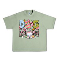Oil Green Easter Dog Mom Easter Day Urban Heavy Tee - Neo Western