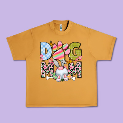 Easter Dog Mom Easter Day Urban Heavy Tee Designed By Neo Western