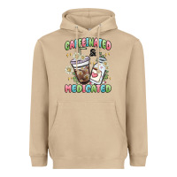 Mushroom caffeinated and medicated Heavyweight Hoodie - MaliasSmallBusiness