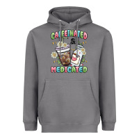 Storm caffeinated and medicated Heavyweight Hoodie - MaliasSmallBusiness