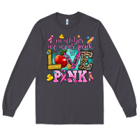 Smoke in october we wear pink love pink Long Sleeve Tee - AdoDesignShop