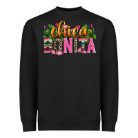 Black chica bonita Heavyweight Sweatshirt - Zillion Design Studio