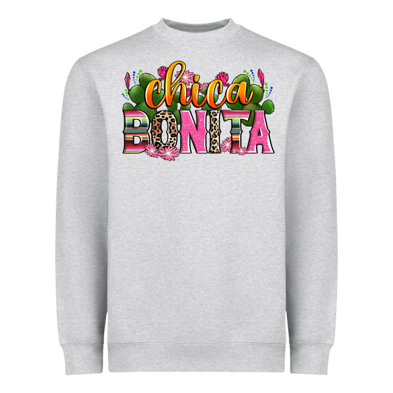 Chica Bonita Heavyweight Sweatshirt by Zillion Design Studio | Teevron