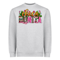Heather Grey chica bonita Heavyweight Sweatshirt - Zillion Design Studio