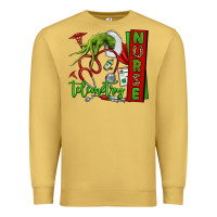 Antique Gold grinch hand telemetry nurse Premium Sweatshirt - NancyCooperArtShop