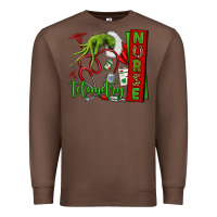 Chestnut grinch hand telemetry nurse Premium Sweatshirt - NancyCooperArtShop