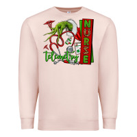 Pale Pink grinch hand telemetry nurse Premium Sweatshirt - NancyCooperArtShop