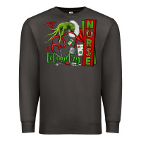Smoke grinch hand telemetry nurse Premium Sweatshirt - NancyCooperArtShop