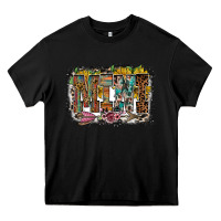 Black mini western Heavy Core Tee - RacoonDesign