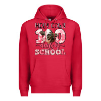 Cardinal holy cow 100 days of school Premium Hoodie - LillyAllenDesigns