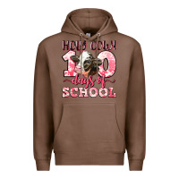 Chestnut holy cow 100 days of school Premium Hoodie - LillyAllenDesigns
