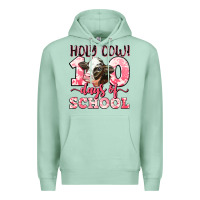 Seafoam holy cow 100 days of school Premium Hoodie - LillyAllenDesigns