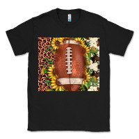 Black football leopard cowhide sunflower Classic Tee - JahusDesignShop