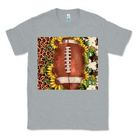Heather Grey football leopard cowhide sunflower Classic Tee - JahusDesignShop