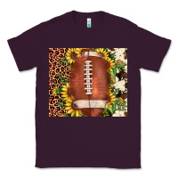 Plum football leopard cowhide sunflower Classic Tee - JahusDesignShop