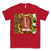 Red football leopard cowhide sunflower Classic Tee - JahusDesignShop